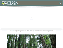 Tablet Screenshot of ortegaparks.com